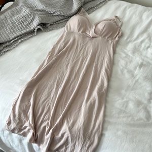Stars above light pink nightie